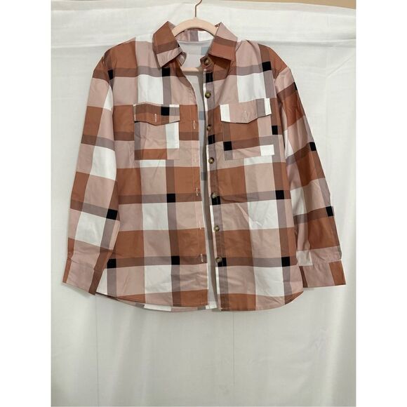 Plaid Rain/shacket  - Picture 1 of 5